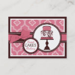 Sweet Cake Business Card at Zazzle