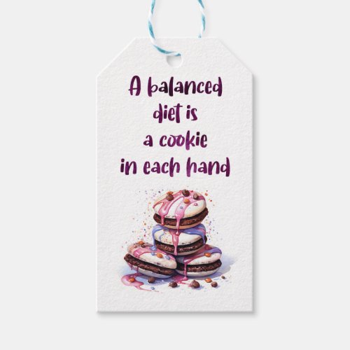 Sweet cake design  gift tags