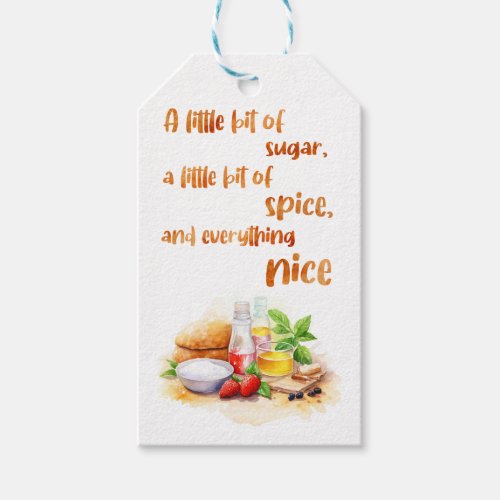 Sweet cake design  gift tags