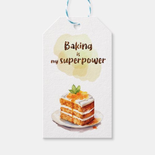 Sweet cake design  gift tags