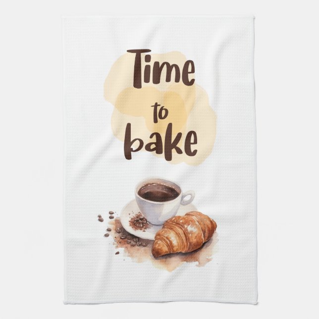 Sweet cake design kitchen towel (Vertical)