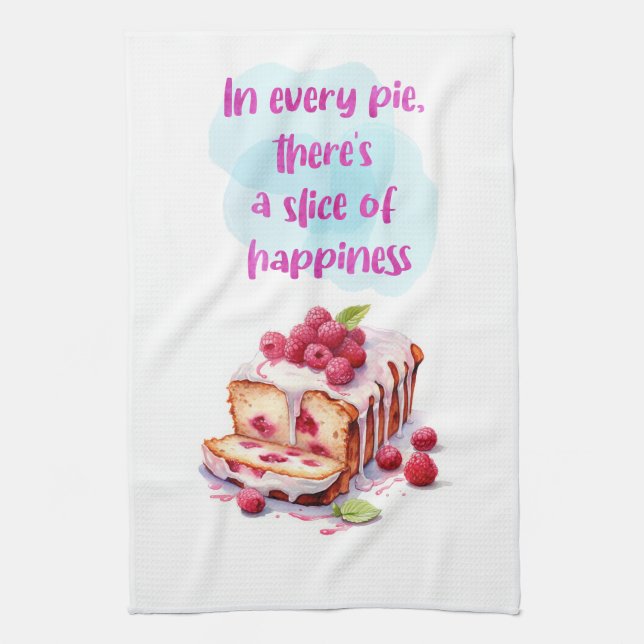 Sweet cake design kitchen towel (Vertical)
