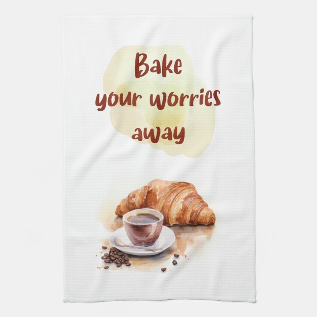 Sweet cake design kitchen towel (Vertical)