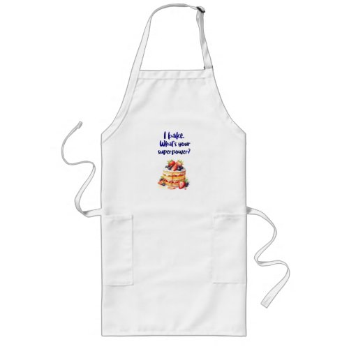Sweet cake design long apron