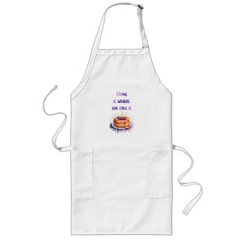 Sweet cake design long apron