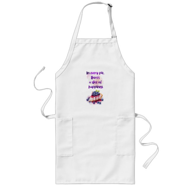 Sweet cake design long apron (Front)