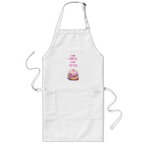 Sweet cake design long apron