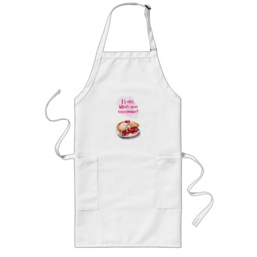 Sweet cake design long apron
