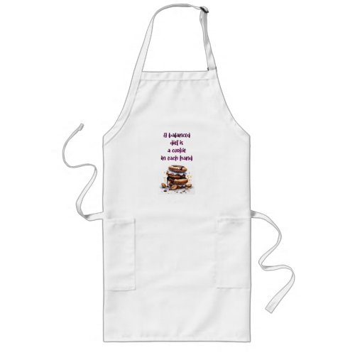 Sweet cake design long apron