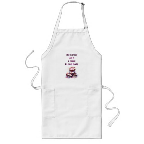 Sweet cake design long apron