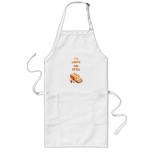 Sweet cake design long apron
