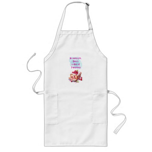 Sweet cake design long apron