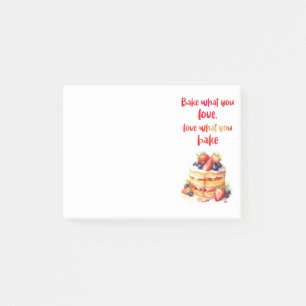 Sweet cake design  post-it notes