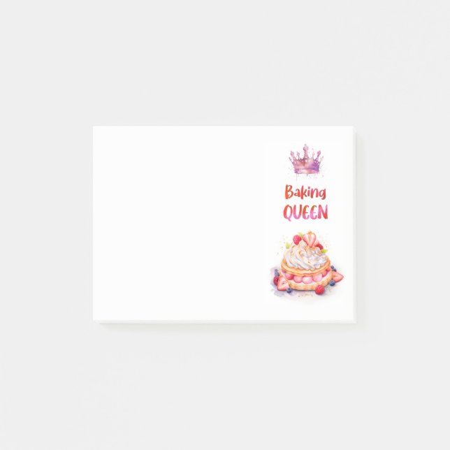 Sweet cake design  post-it notes (Front)