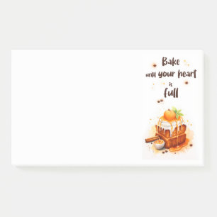 Sweet cake design  post-it notes