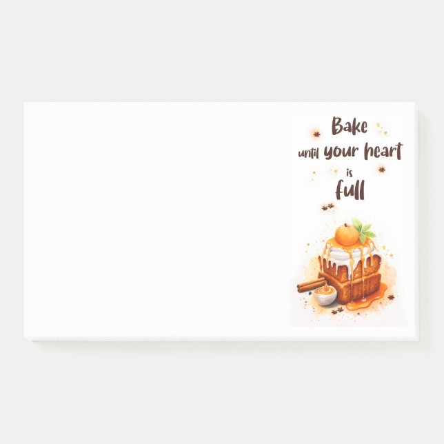 Sweet cake design  post-it notes (Front)