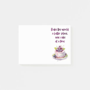 Sweet cake design  post-it notes