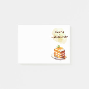 Sweet cake design  post-it notes