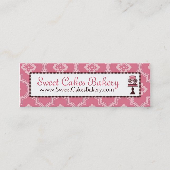 Sweet Cake Skinny Business Card (Front)