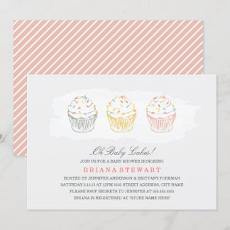 Sweet Cakes Baby Shower Invite