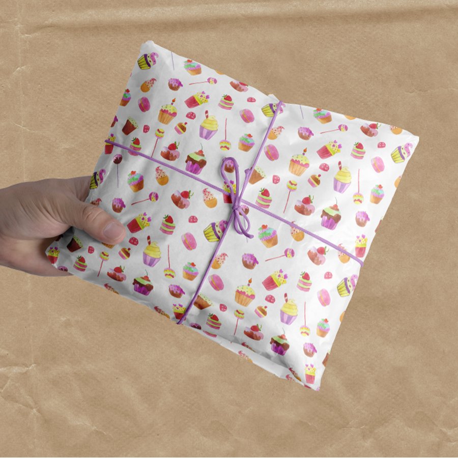 Sweet Cakes Delicious Treats Tissue Paper