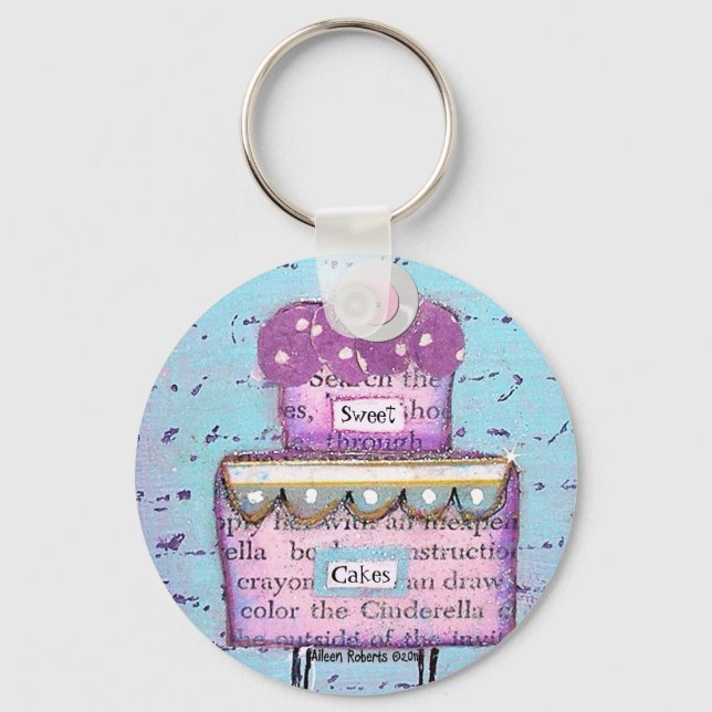 Sweet Cakes Keychain (Front)