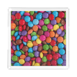 Sweet candies acrylic tray