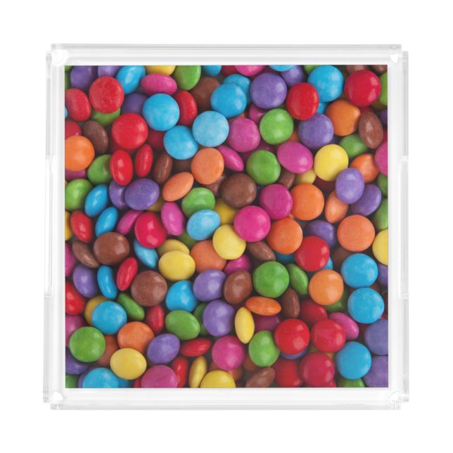 Sweet candies acrylic tray (Front)