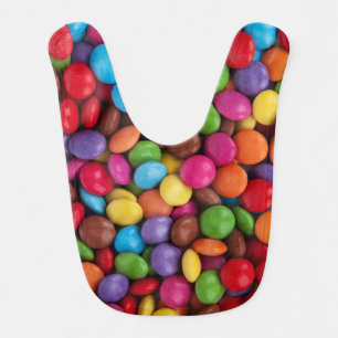 Sweet candies baby bib