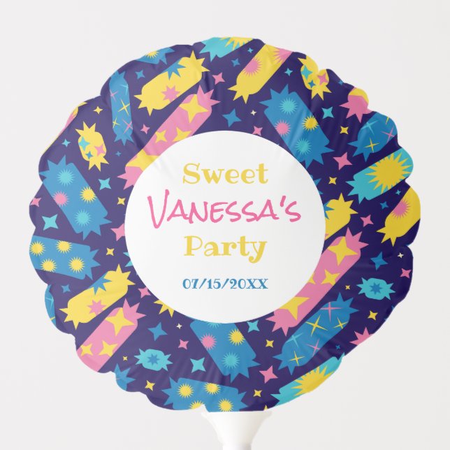 Sweet candies. balloon (Front)