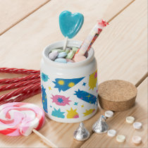 Sweet candies. candy jar