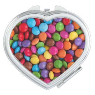 Sweet candies compact mirror