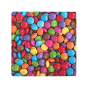 Sweet candies metal print