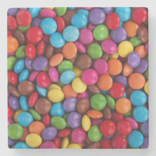 Sweet candies stone coaster