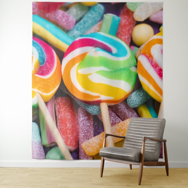 sweet candies tapestry (In Situ)