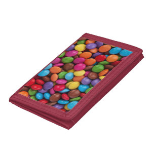 Sweet candies trifold wallet