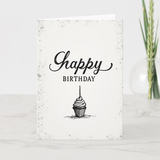 Sweet Candle Cake Card (Front)