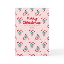Sweet Candy Canes and Bows Christmas