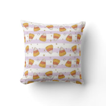 Sweet Candy Corn & Stars Halloween Pattern