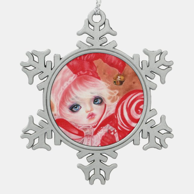Sweet Candy court jester  Christmas Ornament (Front)