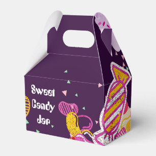 Sweet Candy Jar Favor Boxes