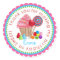 Sweet Candy Land Cupcake Lollipop Stickers