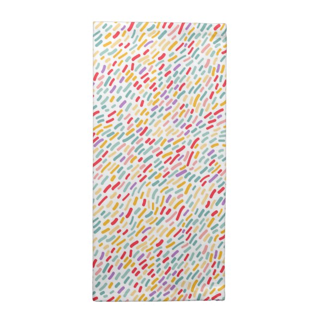 Sweet Candy Sprinkle Pattern Cloth Napkin (Half Fold)