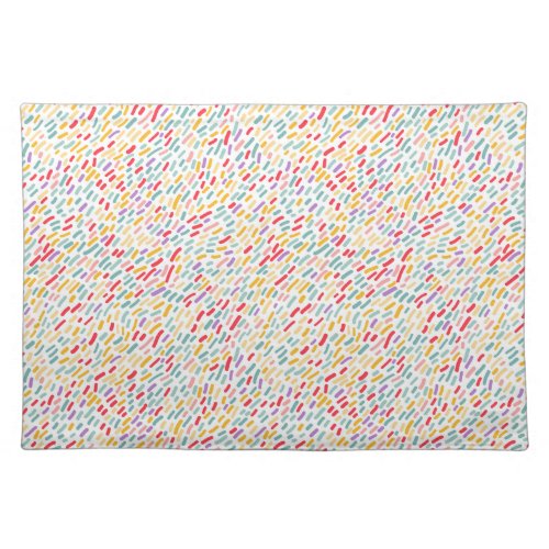Sweet Candy Sprinkle Pattern Cloth Placemat