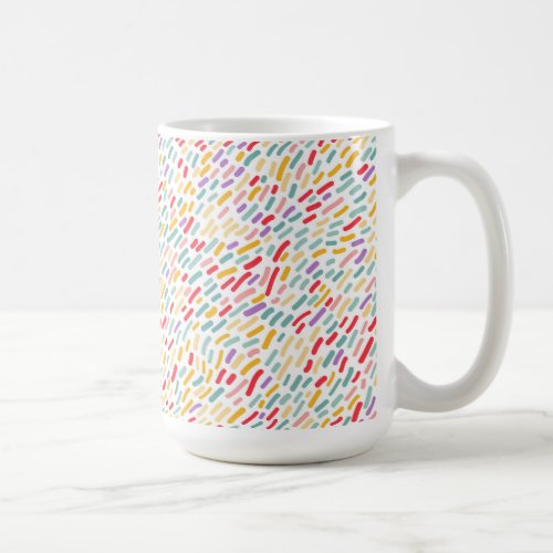 Sweet Candy Sprinkle Pattern Coffee Mug