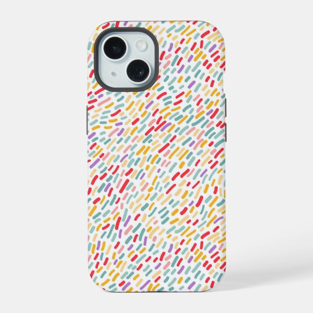 Sweet Candy Sprinkle Pattern Iphone Case (Back)