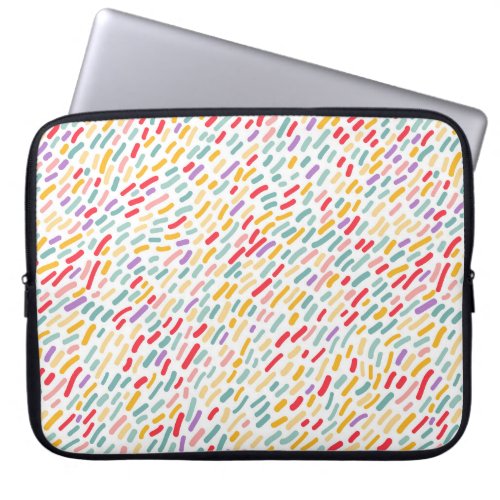 Sweet Candy Sprinkle Pattern Laptop Sleeve