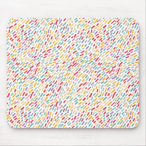 Sweet Candy Sprinkle Pattern Mouse Pad