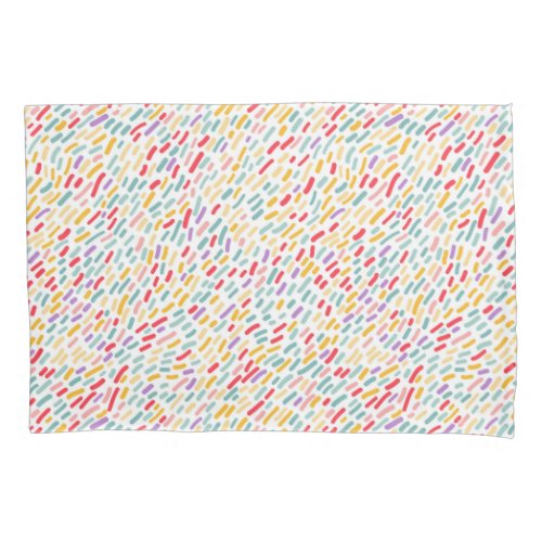 Sweet Candy Sprinkle Pattern Pillow Case