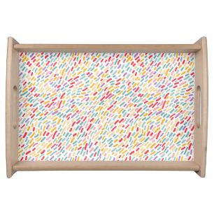 Sweet Candy Sprinkle Pattern Serving Tray